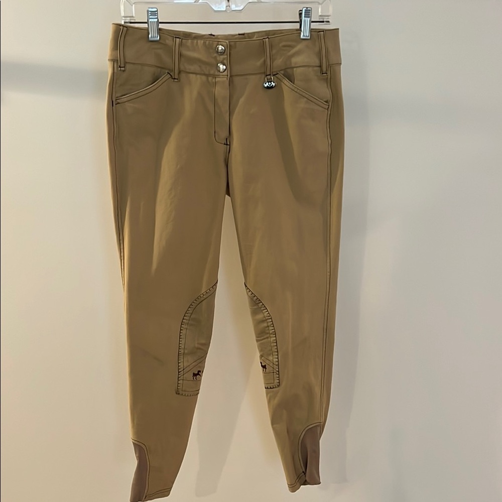 Equine Couture Equestrian Tan Riding Breeches